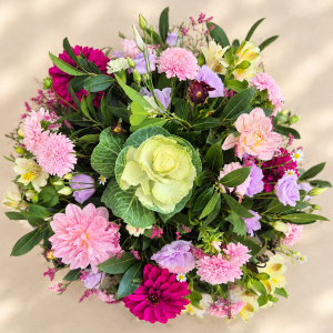 Composition florale de deuil Douce Pensée à Châtelaudren
